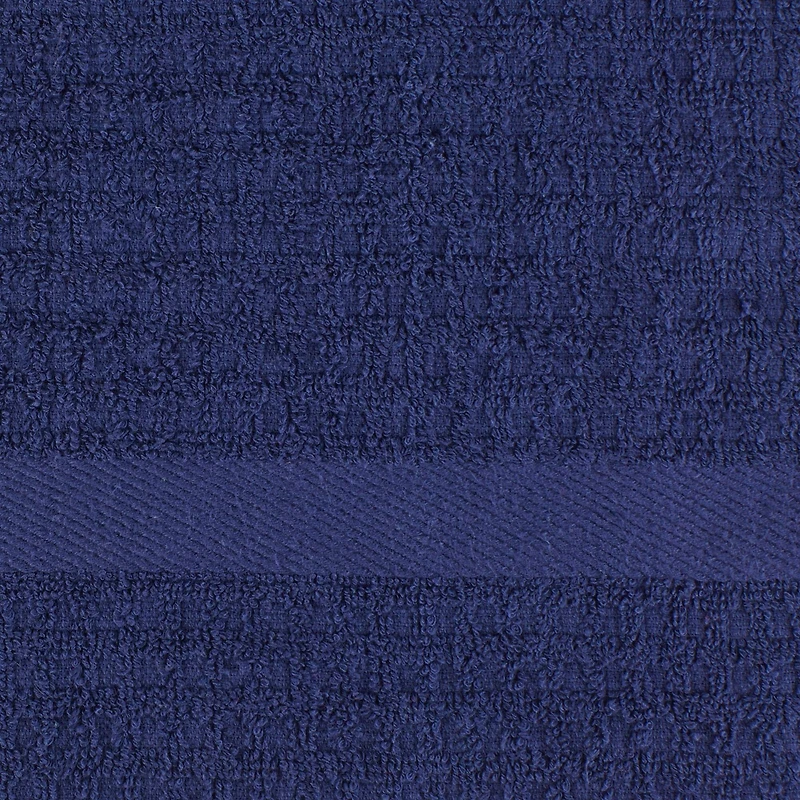 DII® Solid Blue Waffle Terry Dishtowel, 4ct.