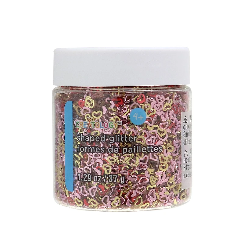 Red, Pink & Gold Heart Sequin Shapes by Creatology™