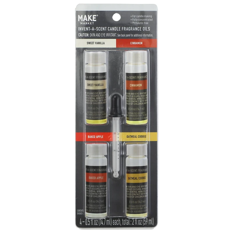 Invent-a-Scent Home Baked Candle Fragrance Oil Set by Make Market®