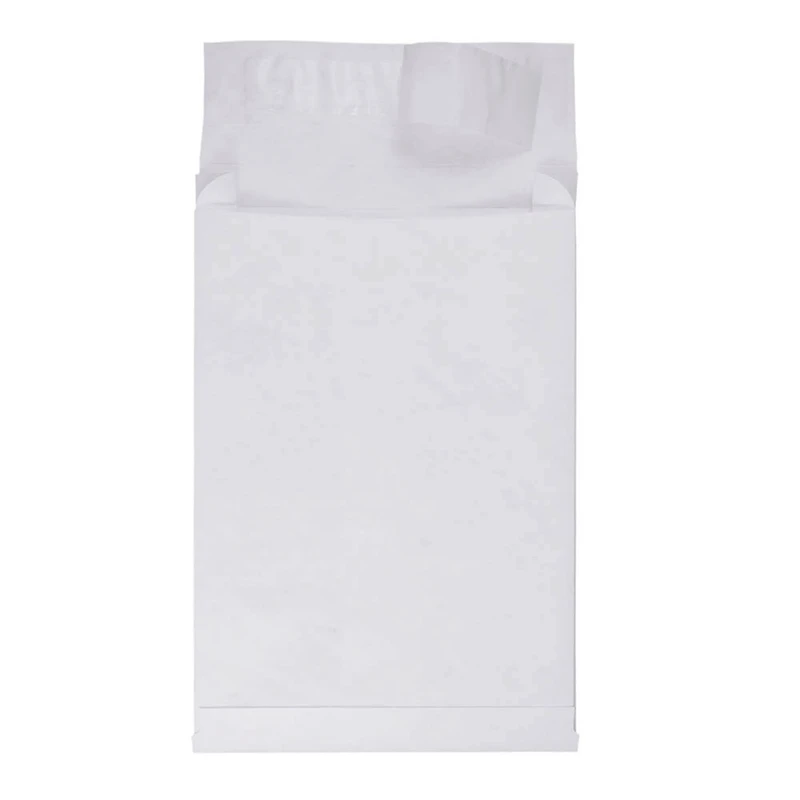 JAM Paper 9" x 12" x 2" White Tyvek Peel & Seal Closure Envelopes, 250ct.