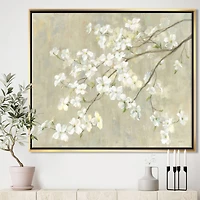 Designart - Dogwood in Spring Neutral