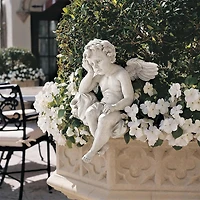 Design Toscano® 13" Mourning Mortality Sitting Cherub Sculpture