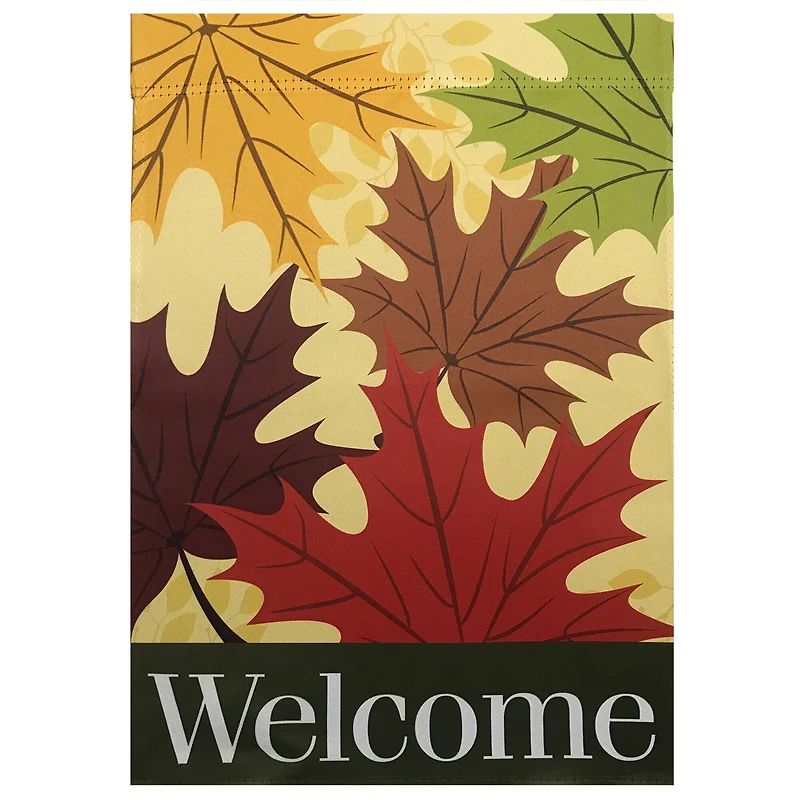 Small Welcome Autumn Harvest Garden Flag