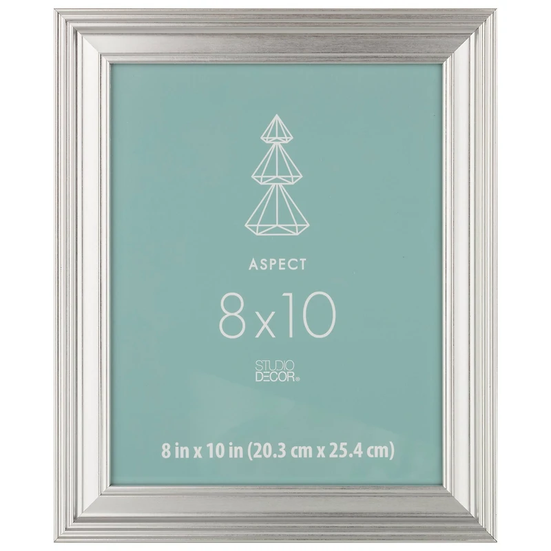 Silver Wide 8" x 10" Frame, Aspect by Studio Décor®