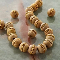Brown & Gold Round Beads by Bead Landing®