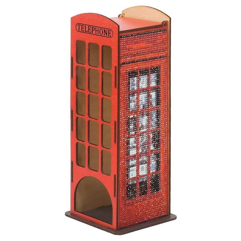 Wizardi Diamond Painting Kit Telephone Booth