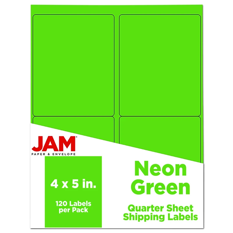 JAM Paper Extra Large Shipping Address Label Stickers