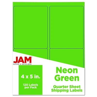JAM Paper Extra Large Shipping Address Label Stickers