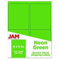 JAM Paper Extra Large Shipping Address Label Stickers