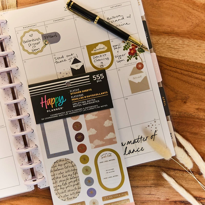 The Classic Happy Planner® Uplifting Notes Sticker Book