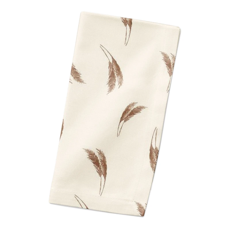 Feather Grass Cotton Twill Napkin