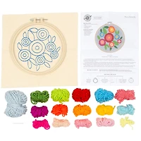 Flowers Punch Needle Kit by Loops & Threads®