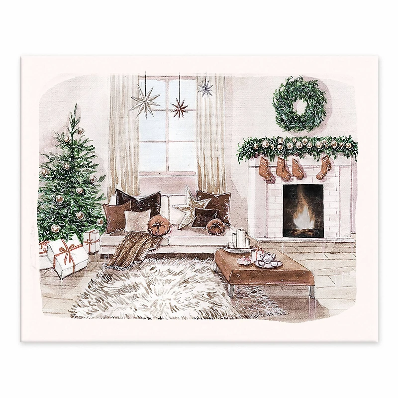 Comfort And Joy Living Room 10x8 Tabletop Canvas