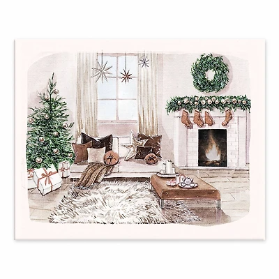 Comfort And Joy Living Room 10x8 Tabletop Canvas