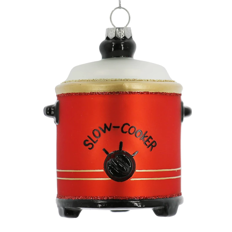 4.25" Slow Cooker Glass Ornament by Ashland®
