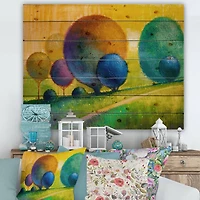 Designart - Colourful Ornamental Trees III