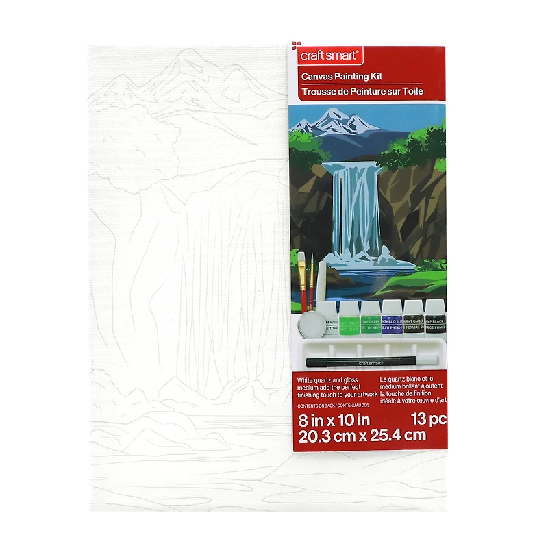 8" x 10" Waterfall Canvas Painting Kit by Craft Smart®