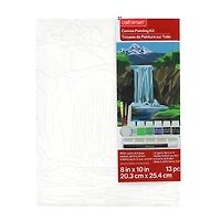 8" x 10" Waterfall Canvas Painting Kit by Craft Smart®