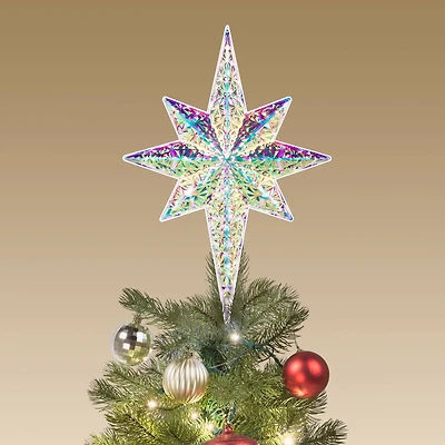 22.5" LED Lighted Iridescent Tree Topper by Ashland®