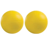 Champion Sports Yellow Coated High Density Foam Volleyball, 2ct.