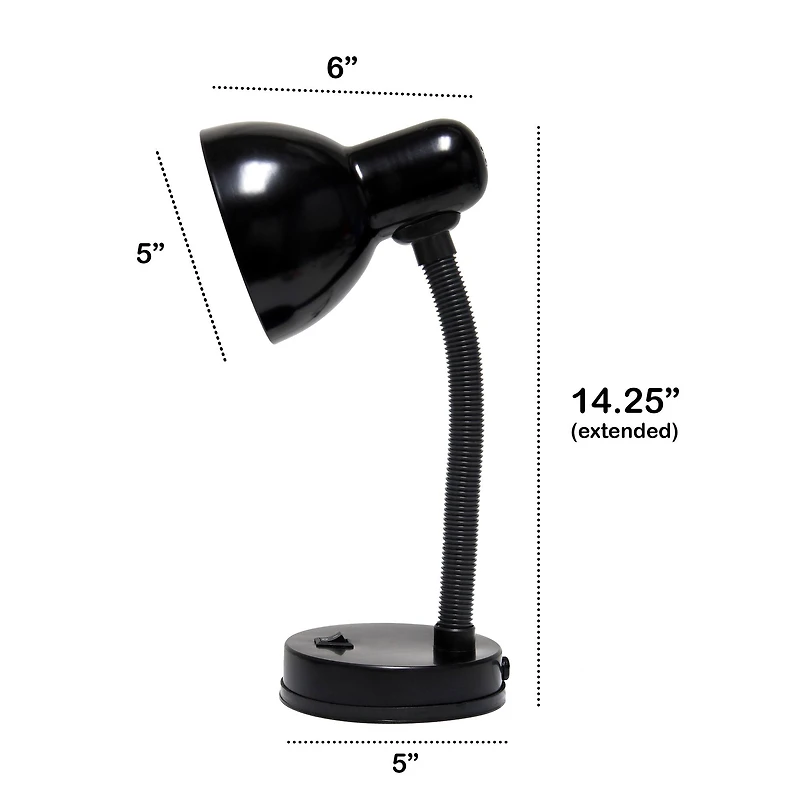 Creekwood Home Essentix 14.25" Metal Desk Lamp