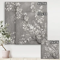 Designart - White Cherry Blossoms II