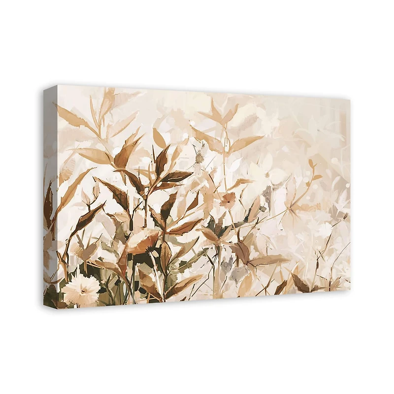 Creamy Abstract 16" x 24" Canvas Wall Art