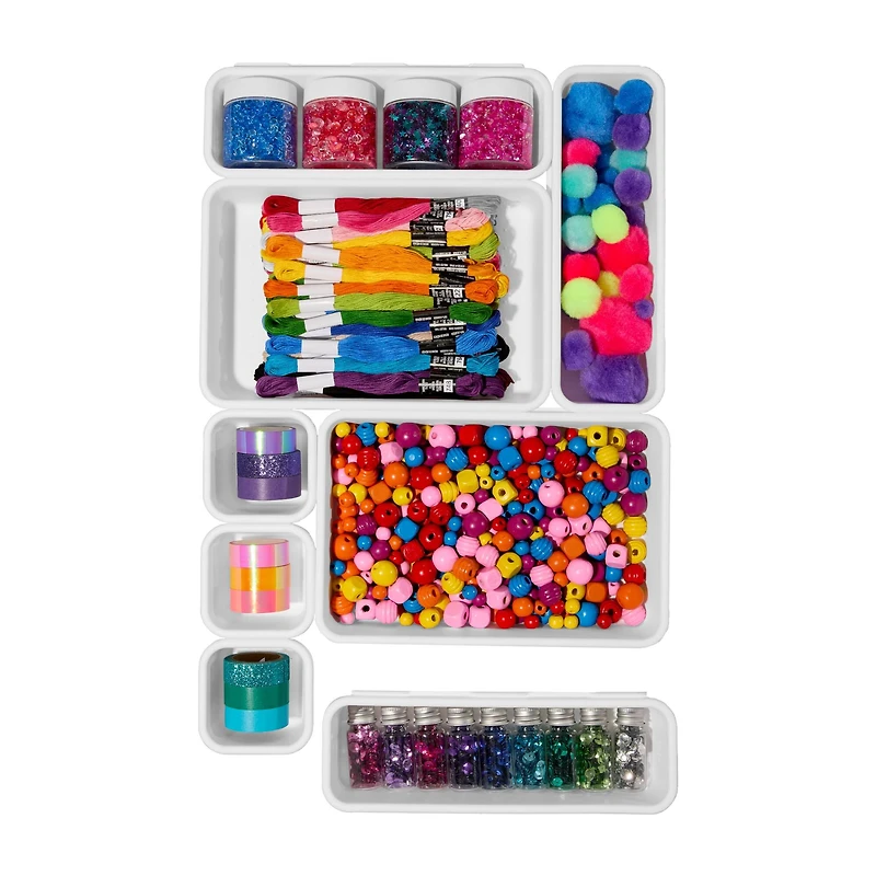 madesmart® White 8-Piece Interlocking Bin Pack