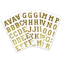 Golden Vinyl Alphabet Sticker Sheets by Recollections™