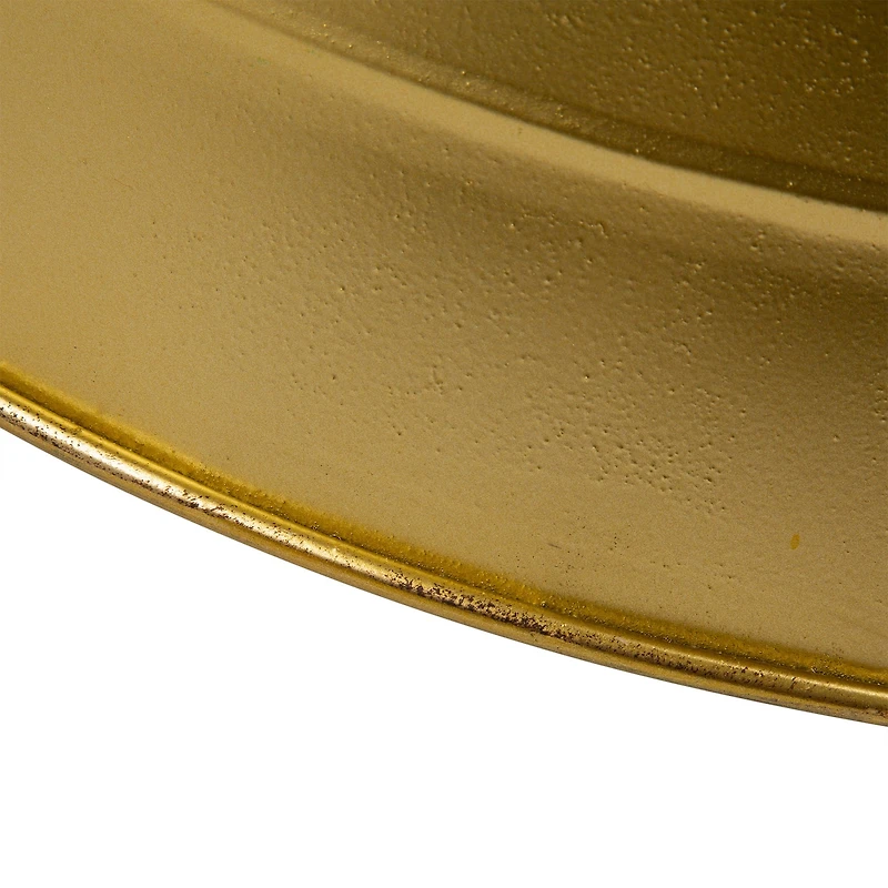 Glitzhome® 22" Gold Metal Tree Collar