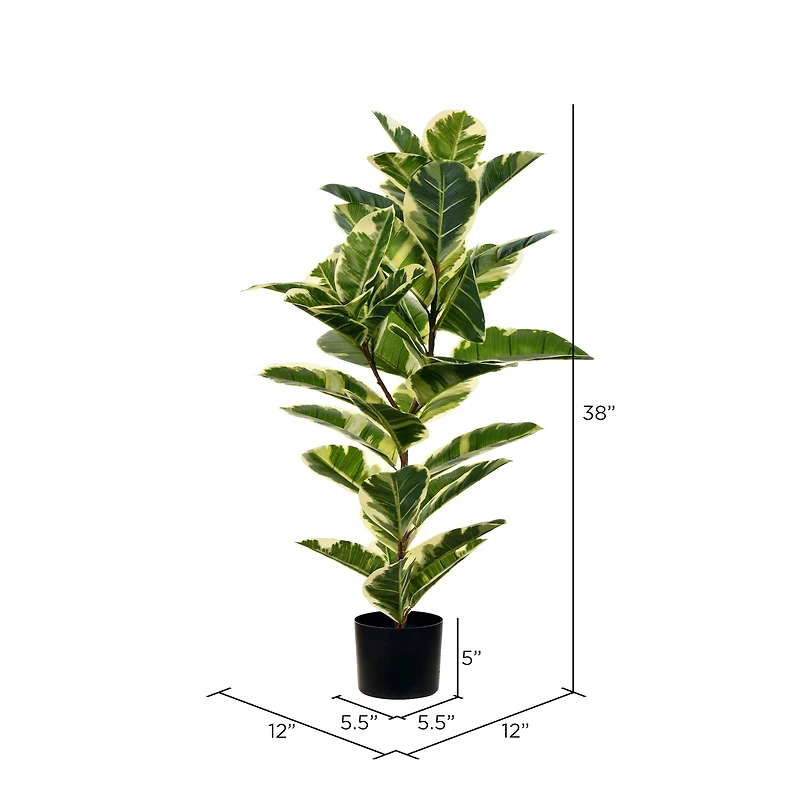 3ft. Potted Artificial Dumb Cane Tree