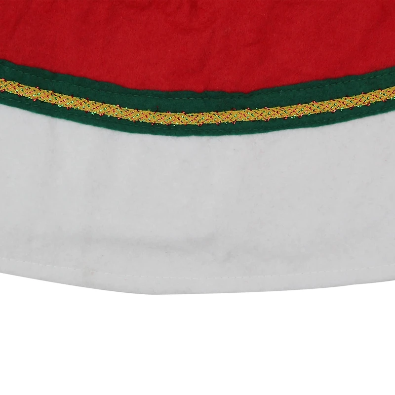 48" Christmas Traditions Cardinal Red Tree Skirt