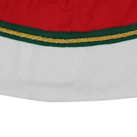 48" Christmas Traditions Cardinal Red Tree Skirt