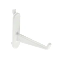 Long White Pegboard Hooks by Simply Tidy®, 5ct.