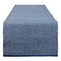DII® 72" Navy & White 2-Tone Ribbed Table Runner
