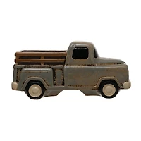 Hello Honey® 10" Gray Stoneware Truck Container