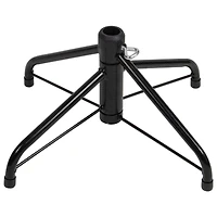 4ft. Pre-Lit Black Noble Spruce Artificial Halloween Tree, Orange Lights