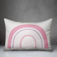 Pink Rainbow 20" x 14" Indoor/Outdoor Pillow