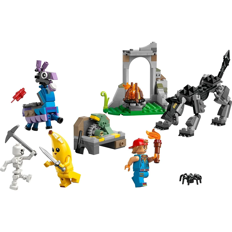 LEGO® Fortnite® Peely & Sparkplug’s Camp Video Game Building Set 77075