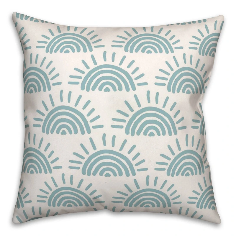 Sun Pattern Throw Pillow