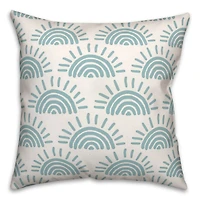 Sun Pattern Throw Pillow