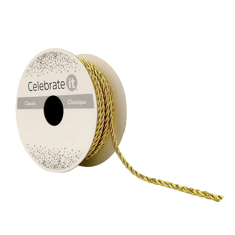 3mm x 7yd. Metallic Cording by Celebrate It™