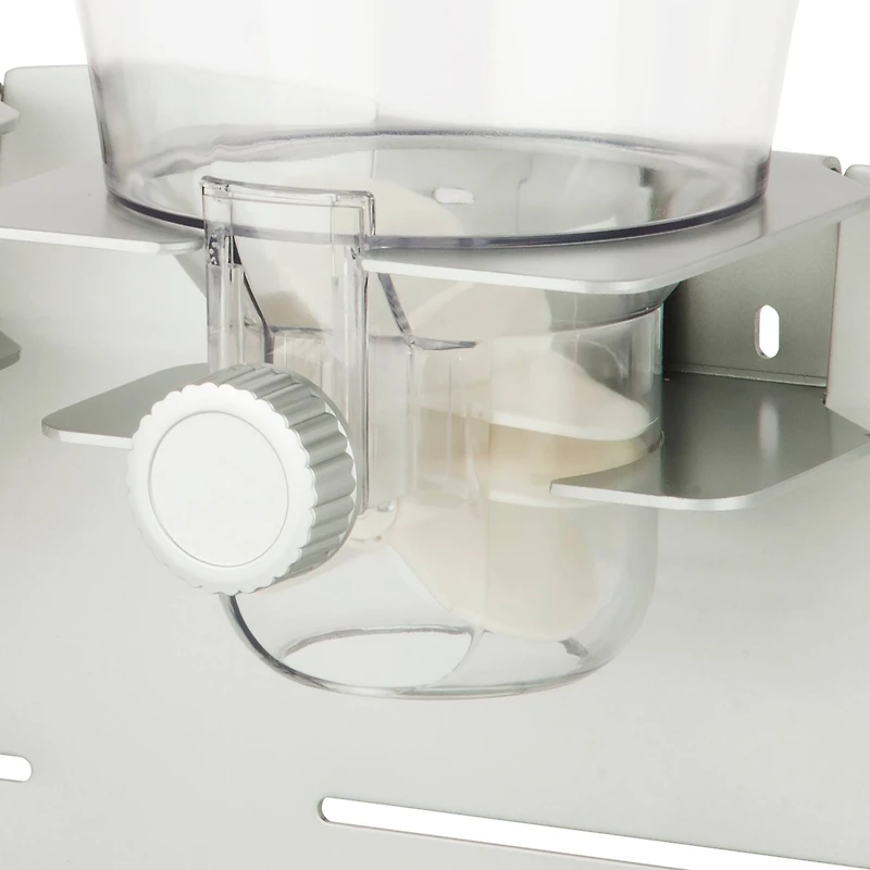 Honey Can Do Metallic & Chrome Double Commercial Cereal Dispenser