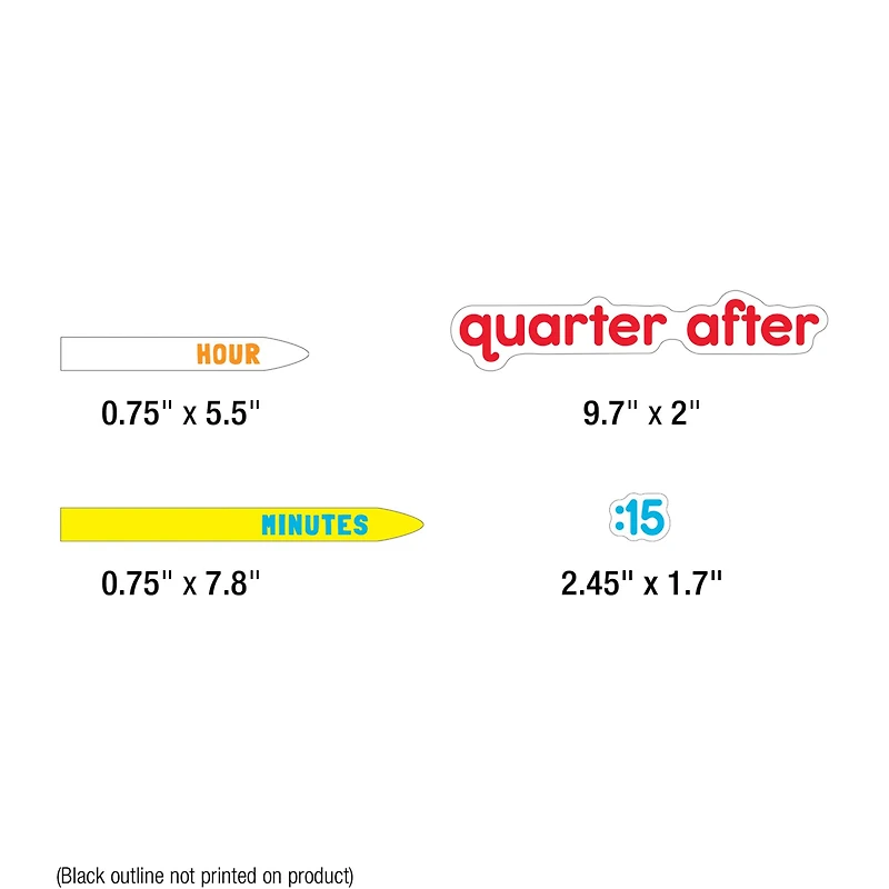 Carson Dellosa Education All About Time Grade 1-5 Bulletin Board Set
