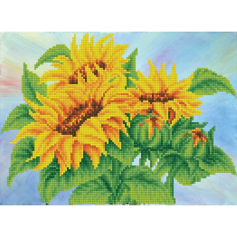 Diamond Dotz® Wistful Sunflowers Diamond Painting Kit