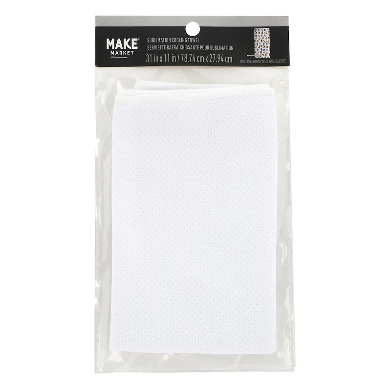 31" x 11" Sublimation Cooling Towel by Make Market®