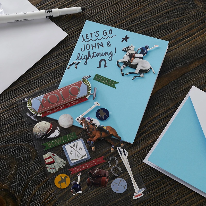 Polo Dimensional Stickers by Recollections™