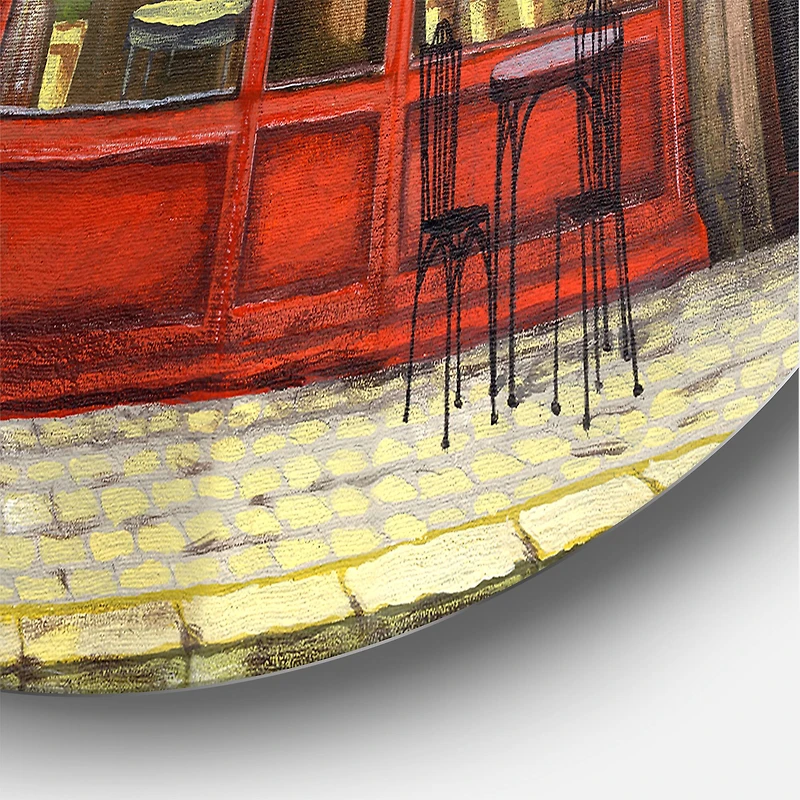 Designart - Red Facade of Charming Shop In Paris II