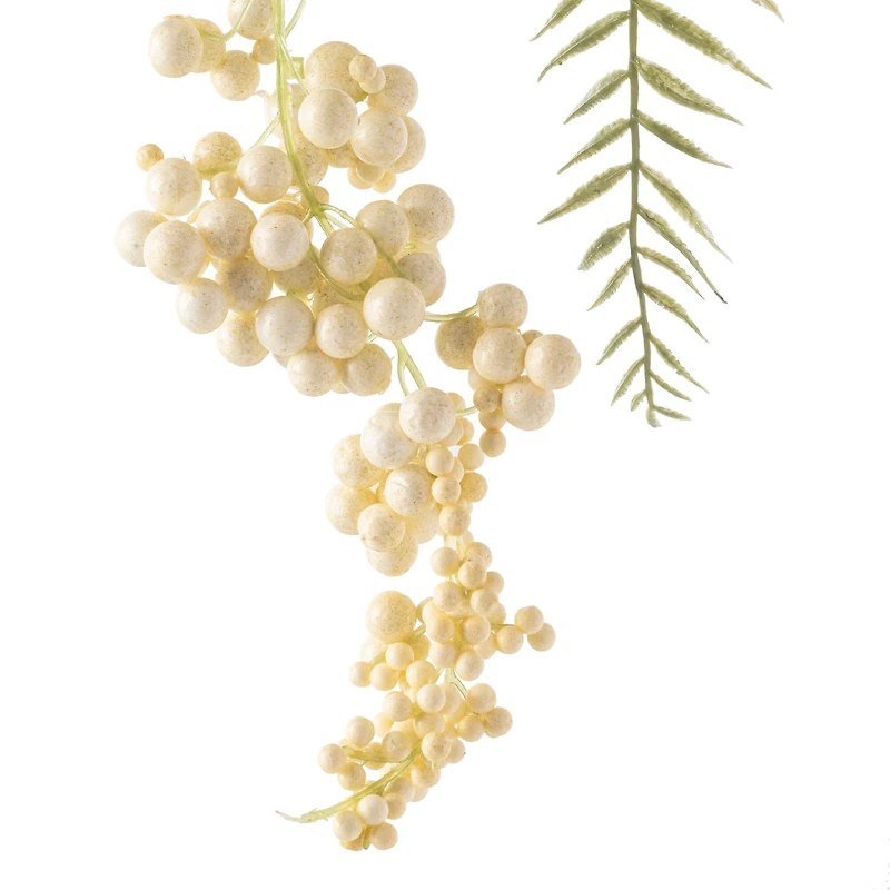 Cream Hanging Berry Stem by Ashland®