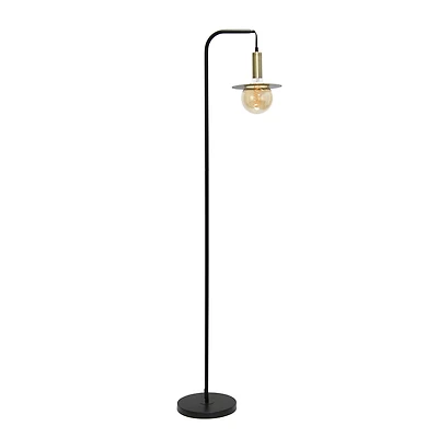 Lalia Home 5ft. Black Oslo Floor Lamp